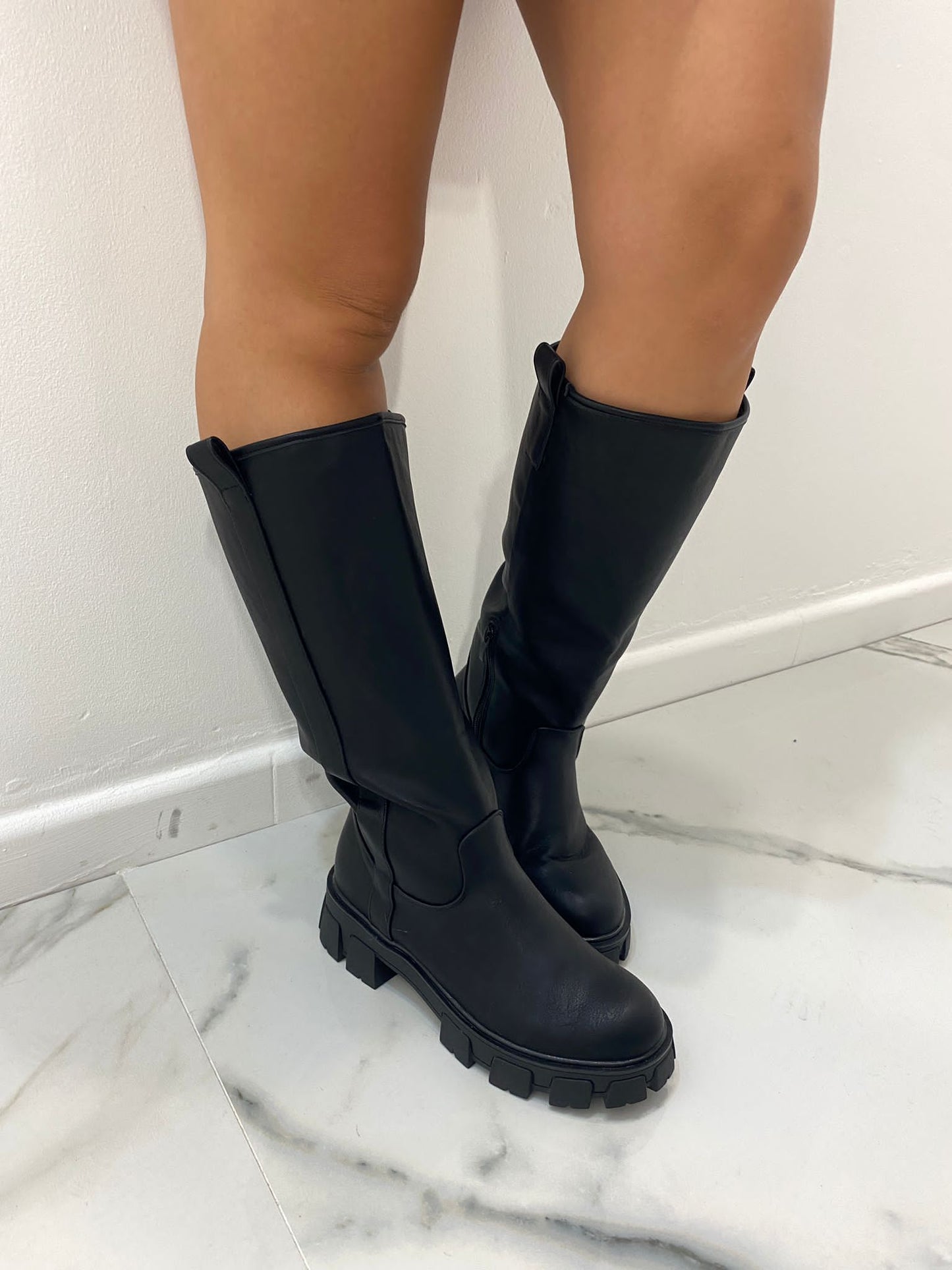 Biker in pelle
