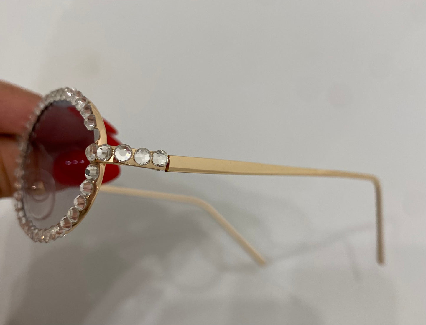 Occhiali con strass
