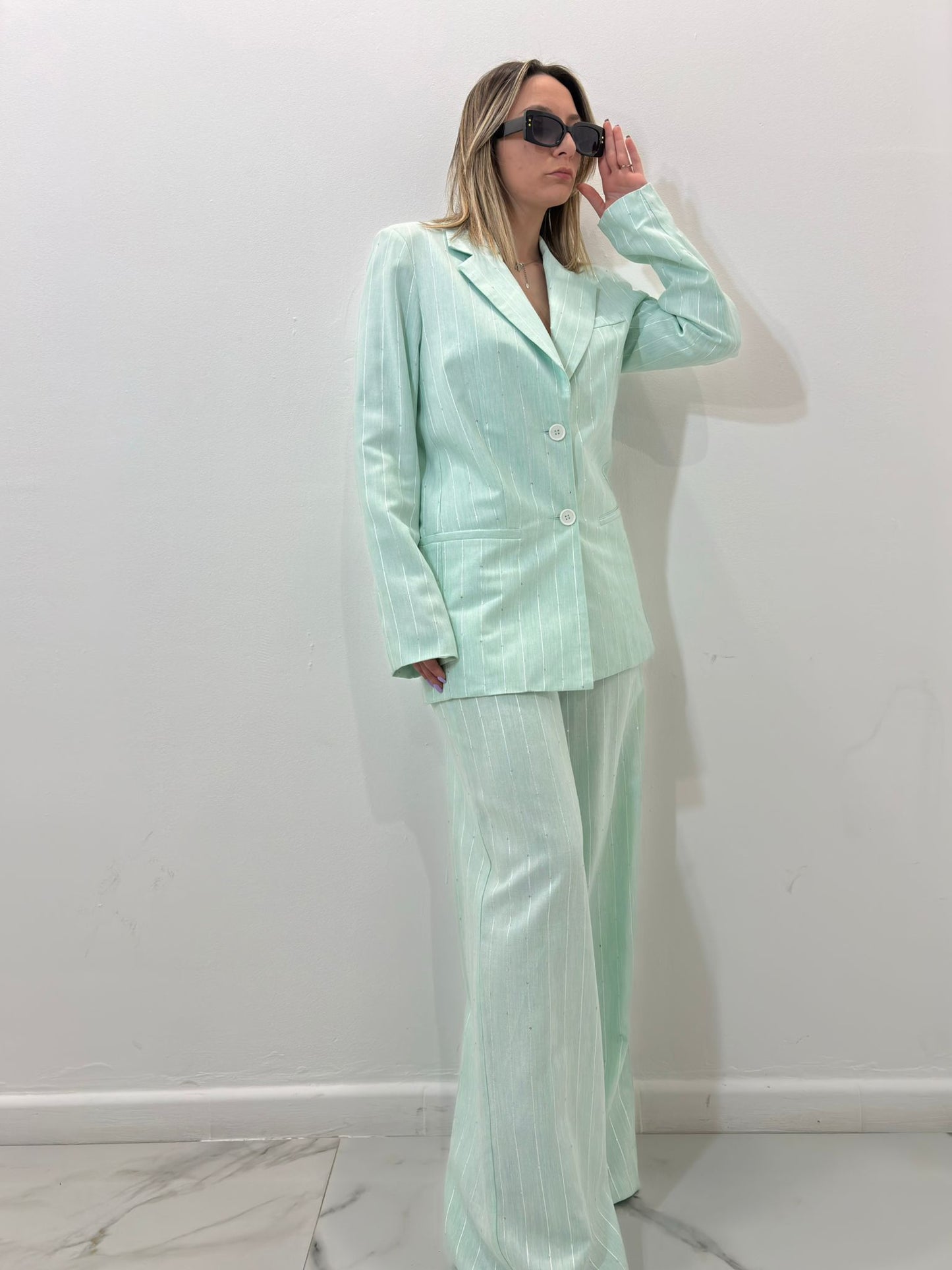 Tailleur lumina verde