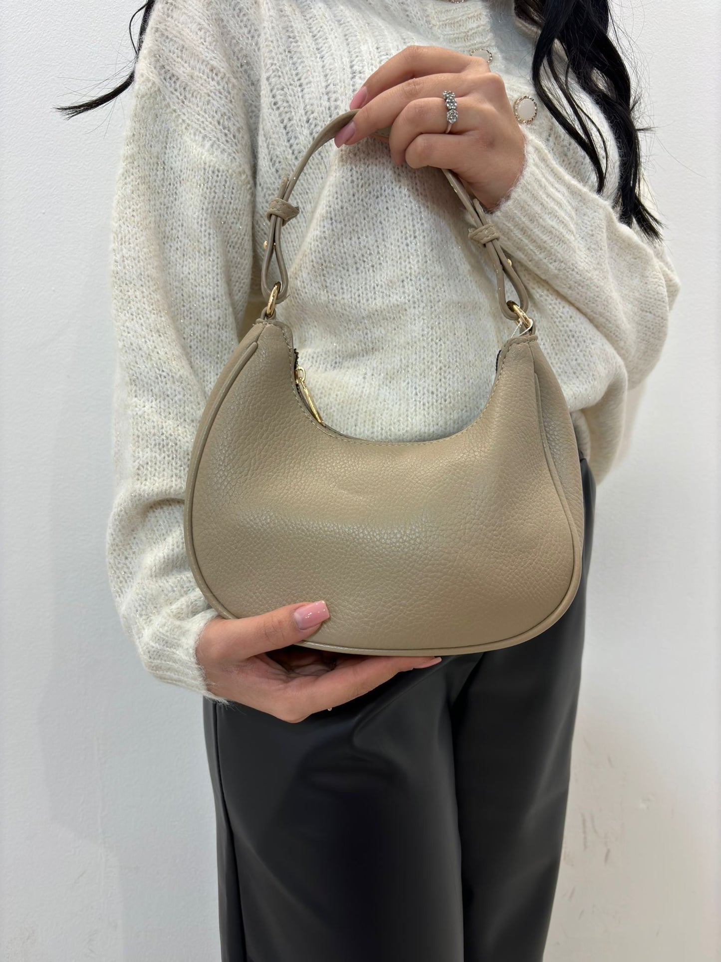 Borsa luna beige