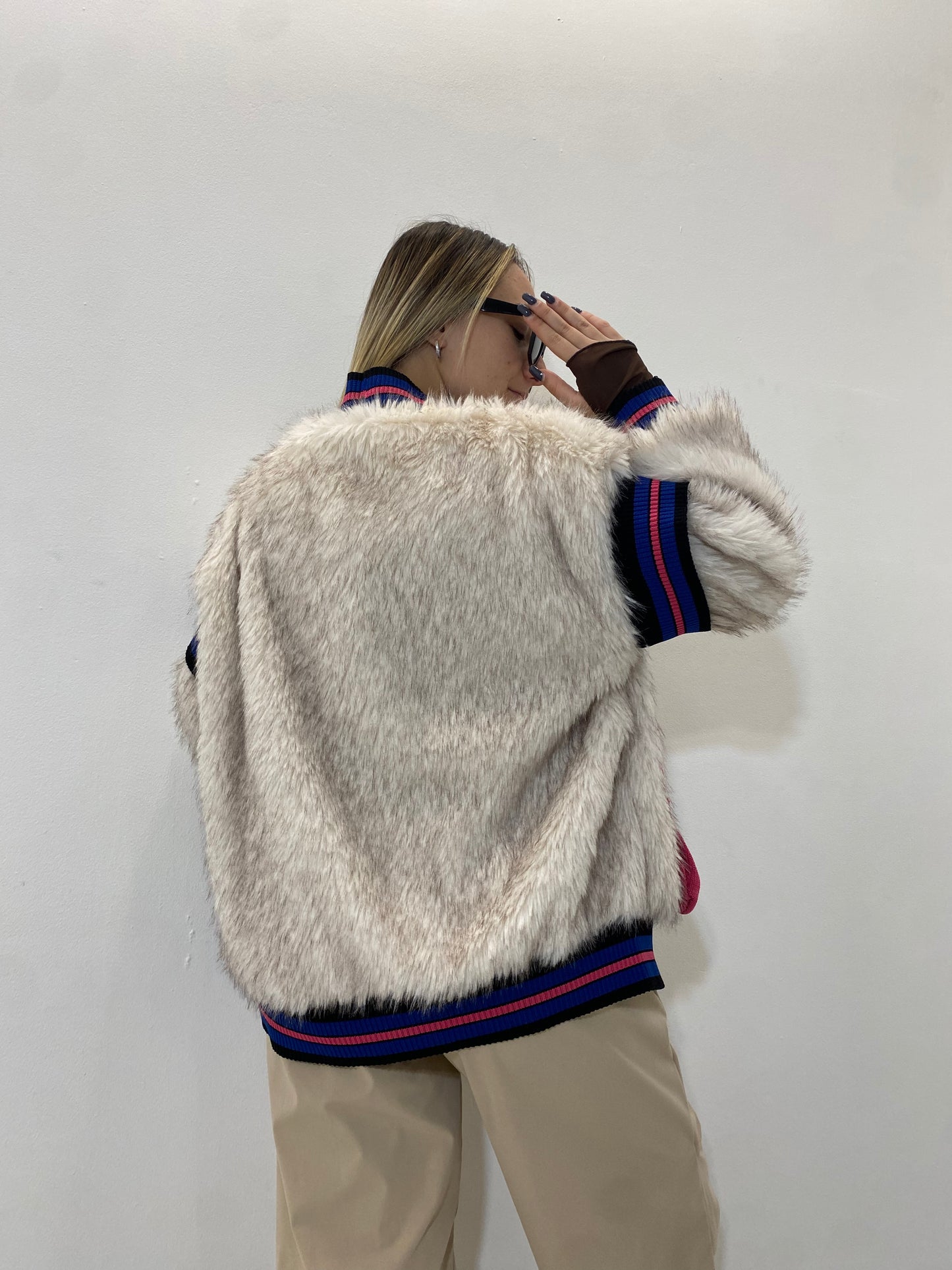 Cardigan di pelliccia