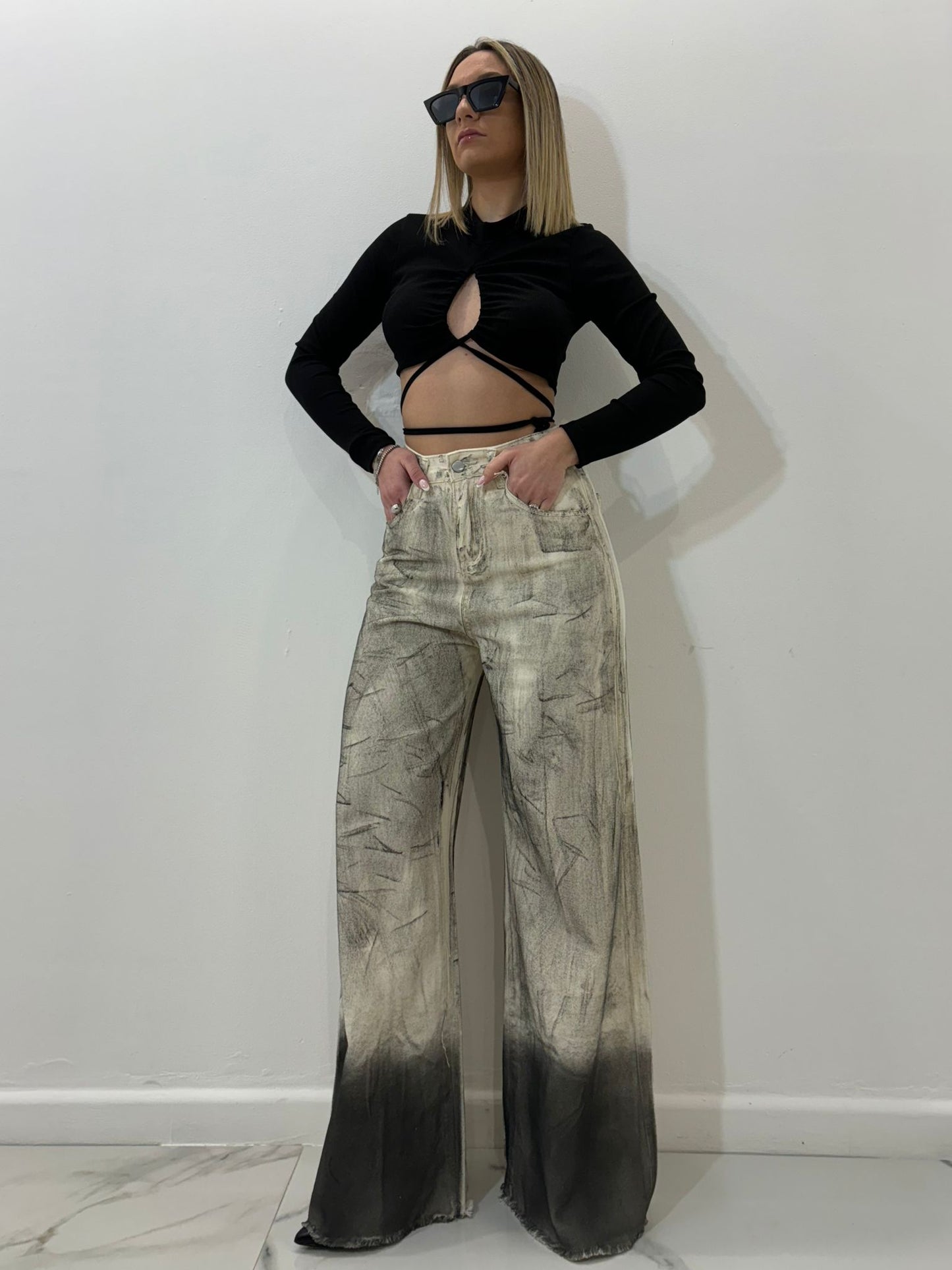Jeans two colour