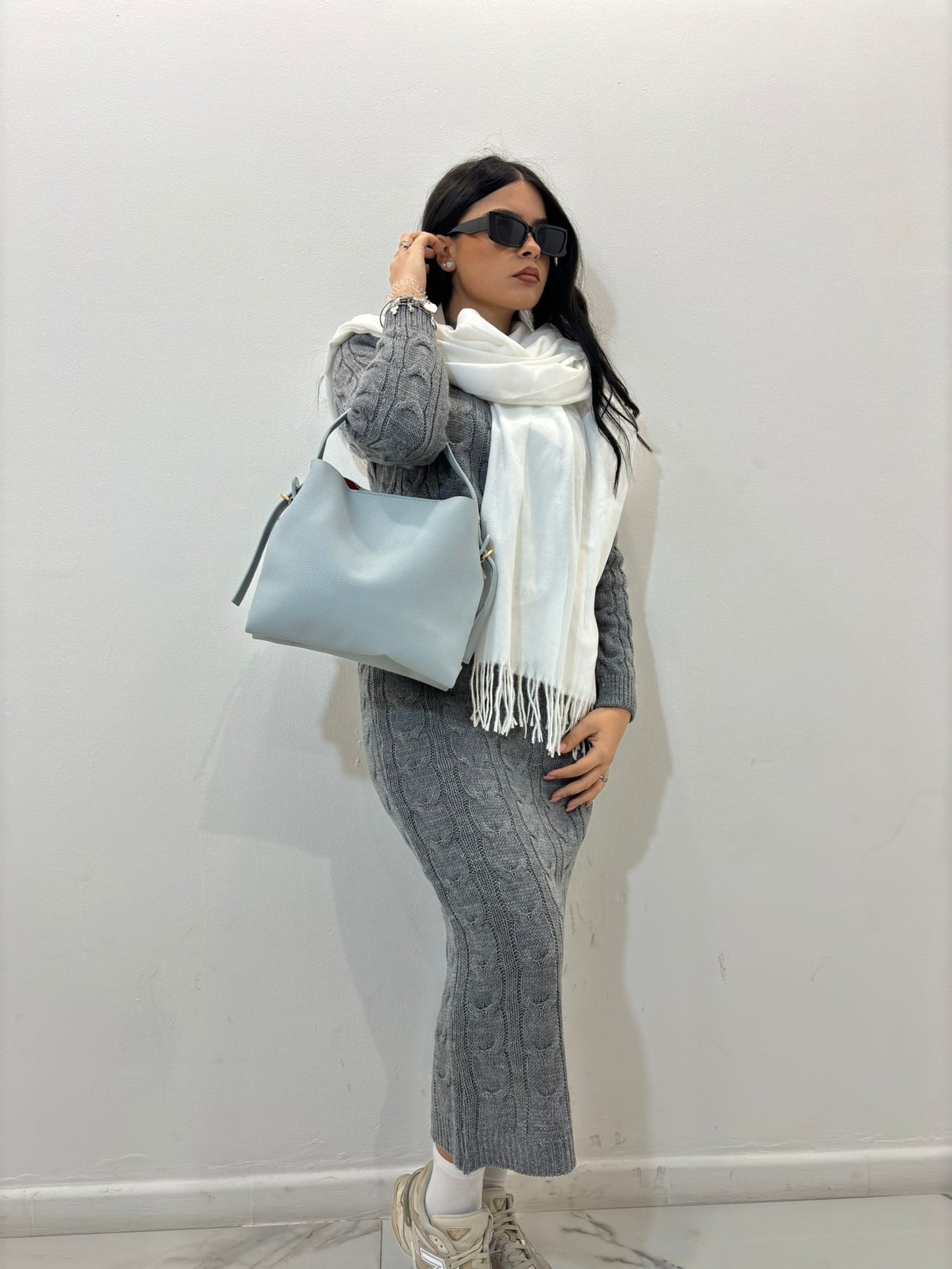 Sciarpa bianca