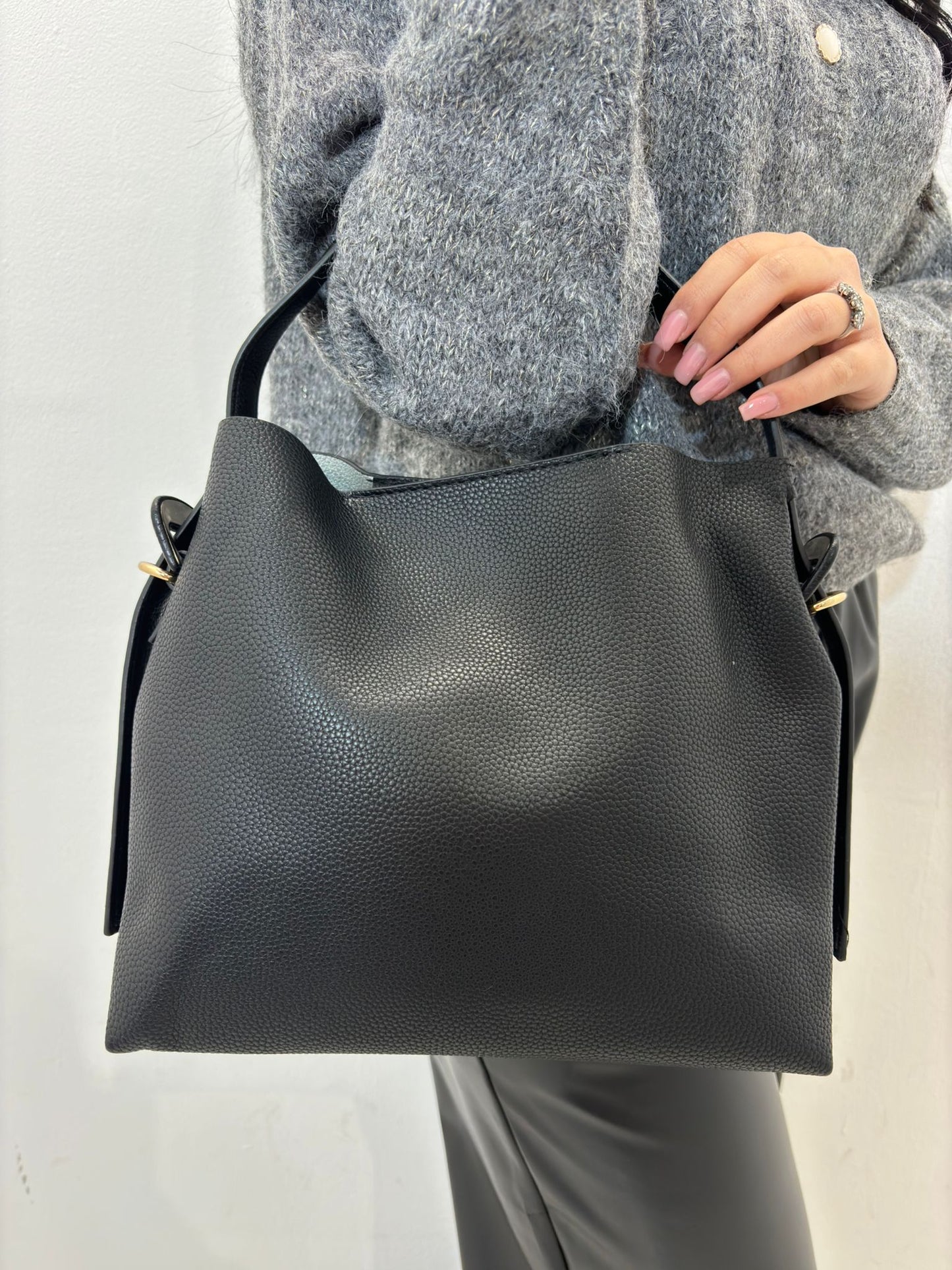 Borsa Azzurra nera