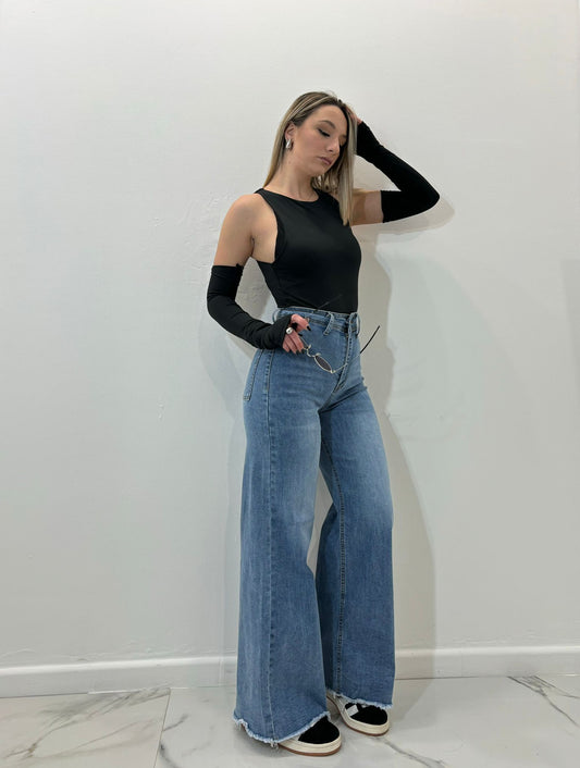 Jeans a palazzo