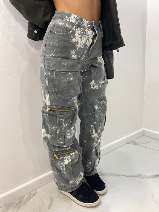 Jeans cargo Grey