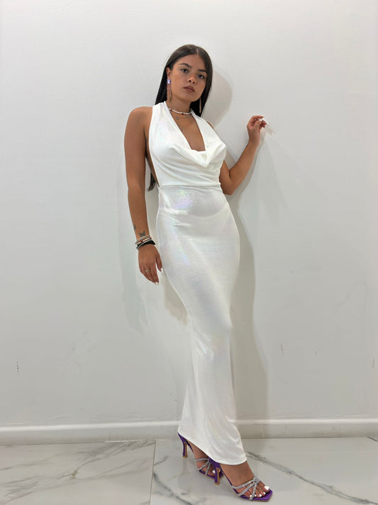 Abito metal white