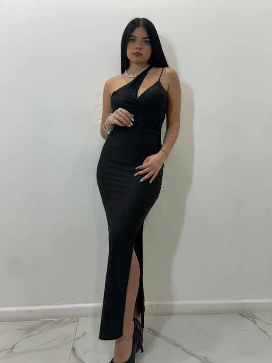 abito sirena nero