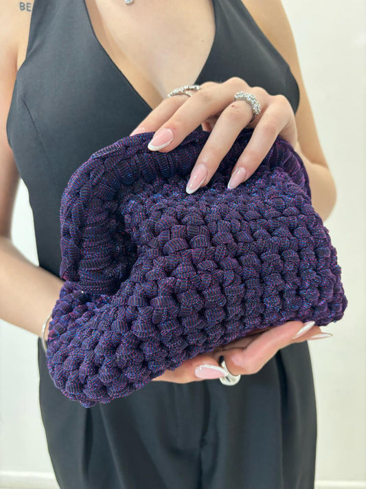 borsa violet metal