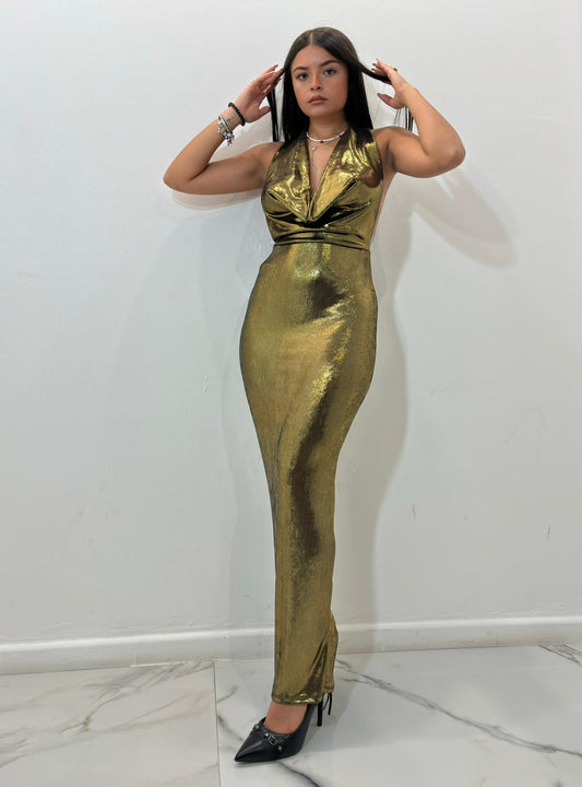 Abito metal gold