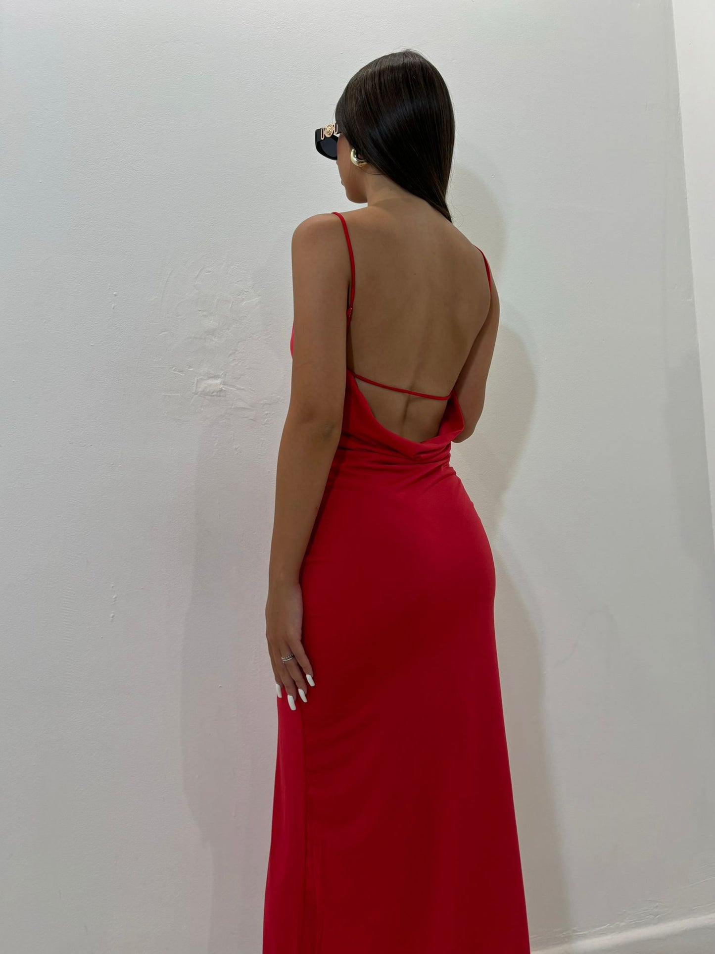 abito mely rosso