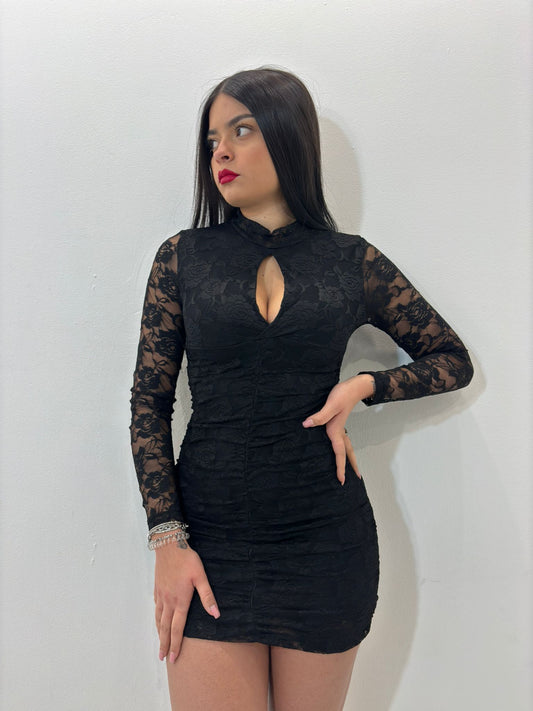 Dress pizzo nero